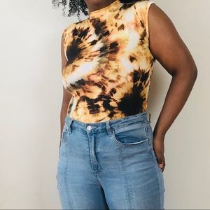 Tie dye bodysuit